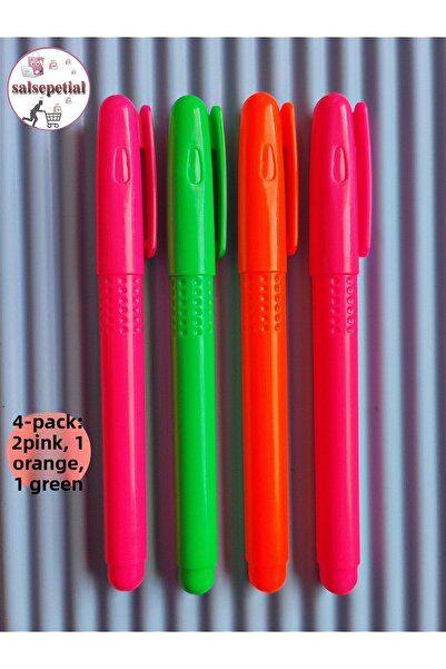 Salsepetial مجموعة من 4 أقلام تحديد