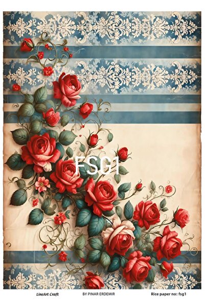 LİNEART ورق ديكوباج نحاسي LineArt - LA-FSG1