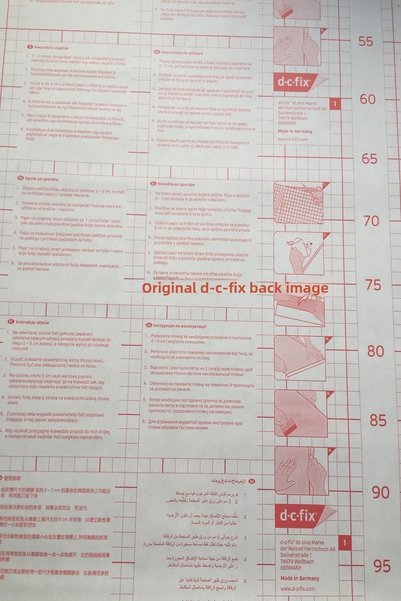 d-c-fix رقائق لاصقة من الزجاج الشفاف مقاس 67.5 سم × 1 متر