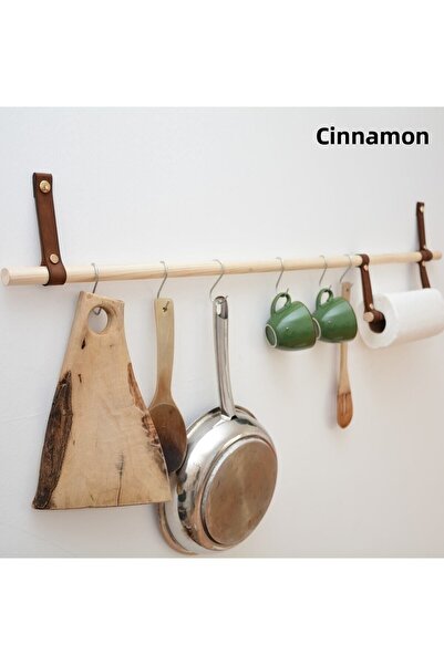 Bundera منظم خزانة المطبخ والمطبخ، منظم جلدي، حامل المناشف الورقية على سطح ال...