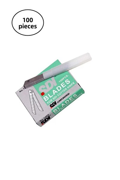 Soydoğan Esmo SDI-1403 - 100-Piece Narrow Refill Utility Knife