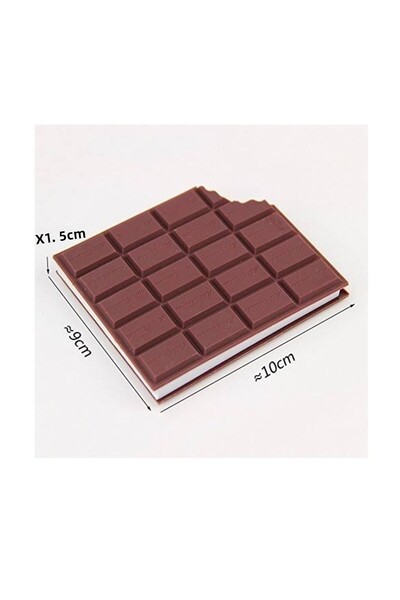 Mofy Baby Chocolate Shaped Scented 80 Sheets Mini Notepad