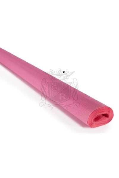 roco paper Italian Crapon Paper No:210 - Pink - Pink 60 Gr50x250 cm