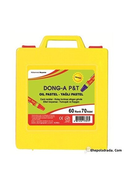 Dong-A Pastel Paint/ P&t/ with Plastic Bag/60 Colors/70 Pieces