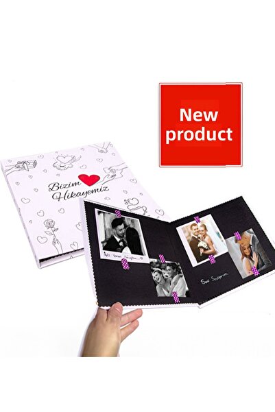 Soykan Our Story Memory Book + 30 Pola Card Photo Printing + White Gel Pen