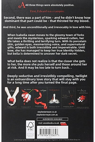 Atom Yayıncılık Twilight (English) Book