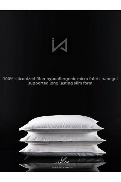 İz Concept İz Original 3 bucăți pernă subțire formă subțire 100% silicon HCS umplutură ultra moale 600 gr