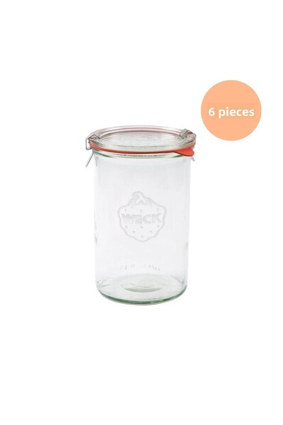 Weck 1000 Ml Storage Jar 6 Pieces
