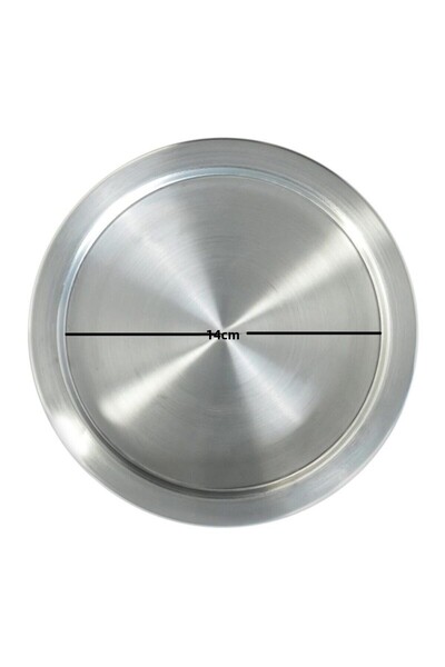 MonaRossa 2 صينية كنافة من الألومنيوم مقاس 14 سم من الداخل - 20 سم من الخارج