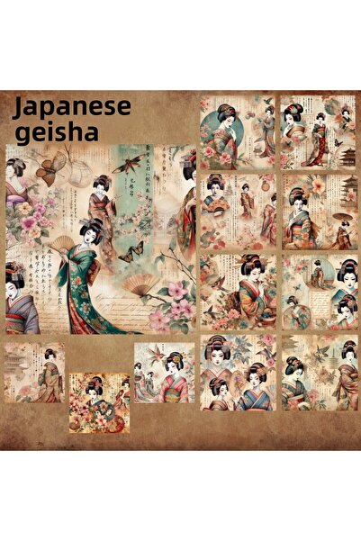 Pink Swan Craft Set de autocolante vintage pentru albume de însemnări japonez...