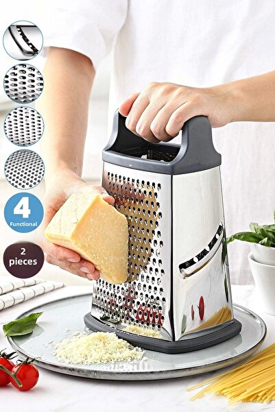 Tilbe Home مبشرة يدوية من الفولاذ مكونة من قطعتين مع قاعدة سيليكون و4 اتجاهات...