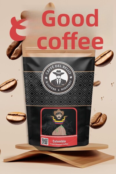 Caffe Del Bello قهوة كولومبية مفلترة 500 جرام(القلب أو المطبوخ)