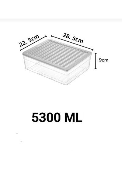 VİZYON Storage Container Set Refrigerator Organizer Set Icebox Organizer