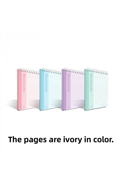 Faber Castell 4 PCS A5 Size Blocknote Unlined Vibrant Pastel Metallic Colors 80 Pieces.