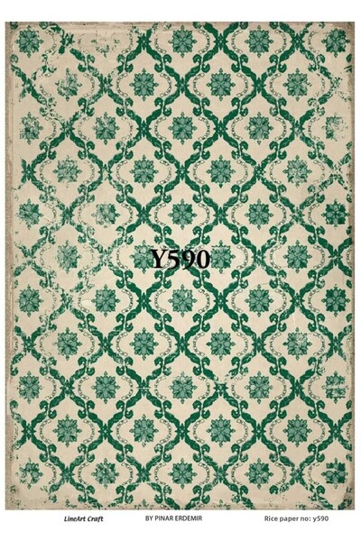 LİNEART ورق تزيين نحاسي بنمط السنة الجديدة رقم: NEW YEAR590- 29X42cm