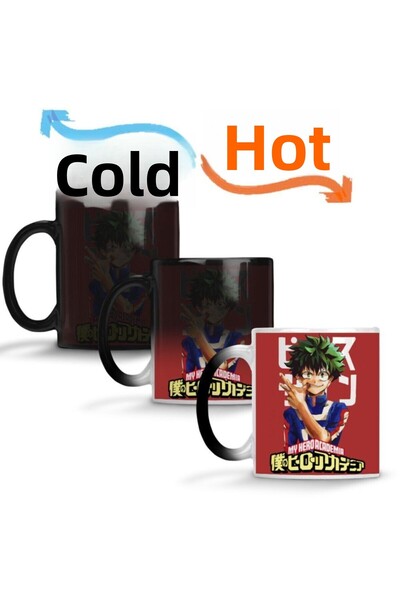 Baskı Dükkanı كوب ميدوريا إيزوكو بوكو نو هيرو أكاديميا السحري من البورسلين