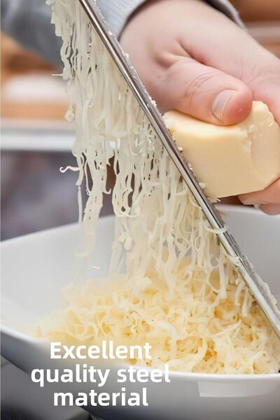 MUJGAN Practical Long Hand Grater Orange Color