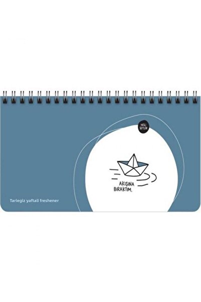 OKFİS 13x27 Am scăzut în planificatorul spiralat Flow cu tematică Sharp Color Feeling Things