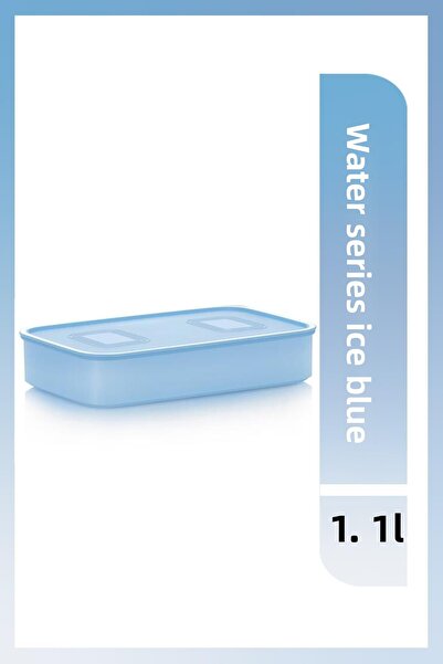 Tupperware Ice Blue Water Series Storage Container - 1.1 Lt