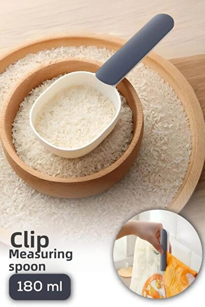 Hayveys 180 Ml Spice Tea Coffee Food Food Food Shovel - Measuring Spoon with Clip