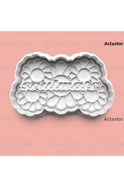 AKTASTORE قالب كوكيز سول ميت وقالب عجينة السكر