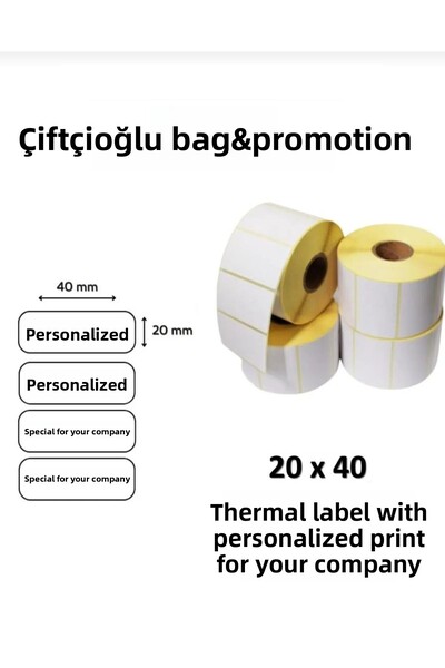 Valse ملصق حراري مطبوع باللون الأسود مخصص لك ولأعمالك-شركةك مقاس 2 × 4 سم 50 ...