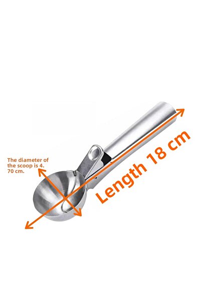 Neler Geldi Neler Stainless Steel Cookie Halva Ice Cream Appetizer Serving Presentation Spoon Ball Ice Cream Scoop