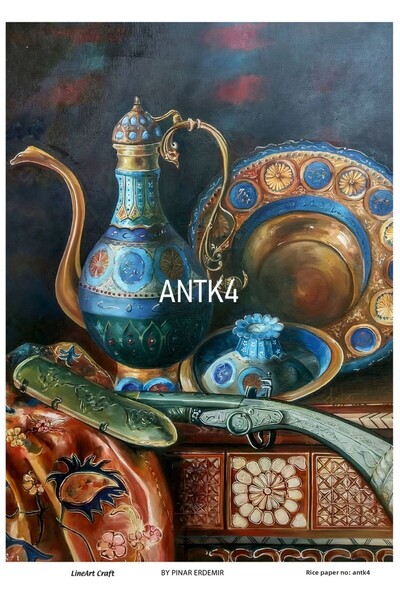 LİNEART ورق ديكوباج نحاسي رقم: ANTK4