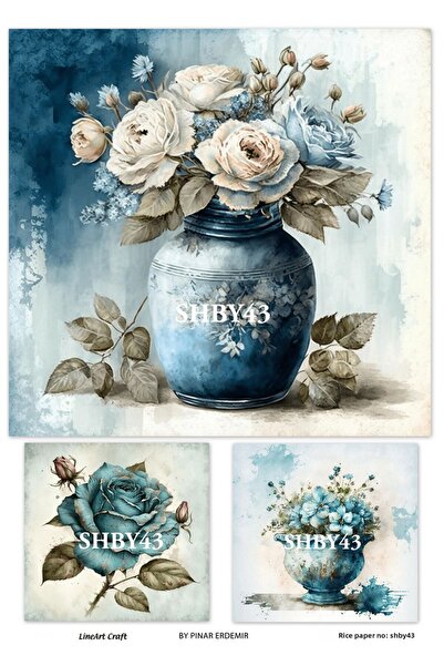 LİNEART ورق ديكوباج نحاسي - موديل SHBY43، 29x42 سم