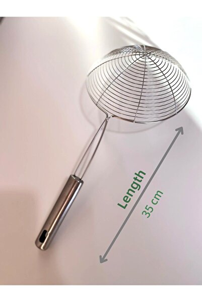 ViZKA Stainless Steel Whisk and Frying Colander Set, Oil Strainer, Wire Whisk