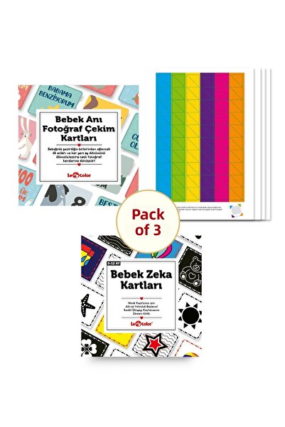 Le Color Baby Intelligence Cards & Monthly Shooting Cards and Sticker Set
