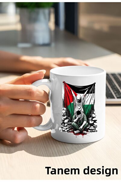Tanem Tasarım تصميم فلسطيني - كوب كلاسيكي بنمط غزة وكودوس