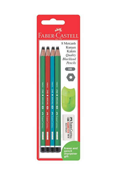 Faber Castell مجموعة أقلام رصاص مرجانية من فابر كاستل 8 قطع