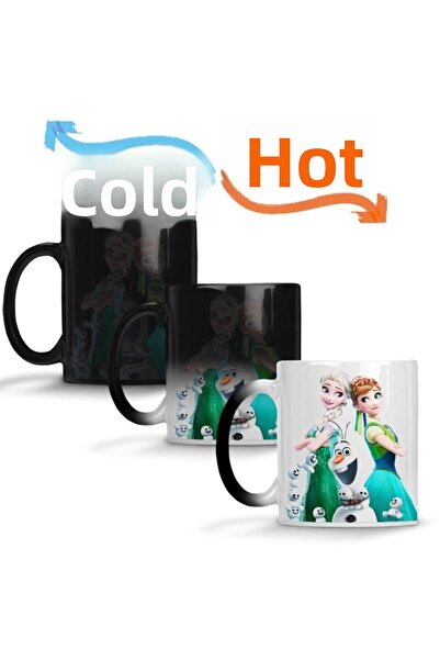 Baskı Dükkanı كوب فروزن فيفر آنا أولاف السحري من البورسلين