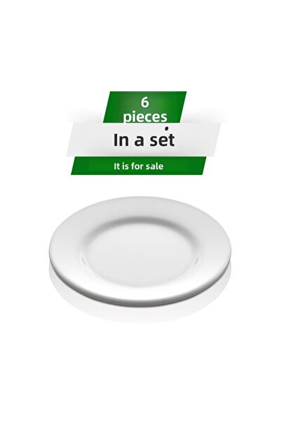 Alezy 598 Göreme Melamine Thermostar Grm Serving Plate 19 cm White