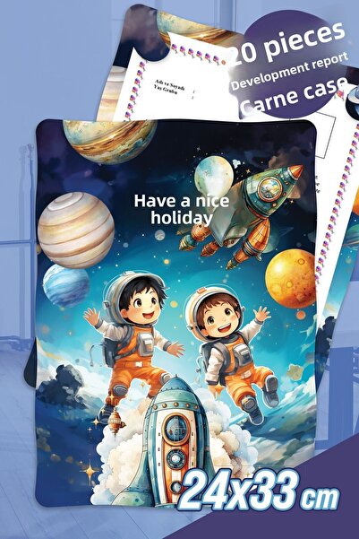 colortouch Θήκη (Κουτί) Αναφοράς Ανάπτυξης Νηπιαγωγείου Αστροναύτη Α4 (20 τεμ...