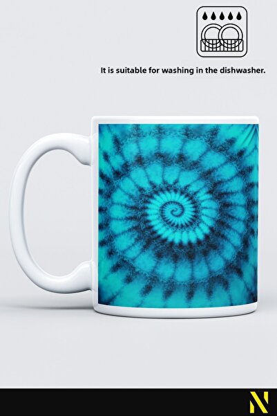 nilizma Batik Patterned Colorful Mug – 330 ml Mug |   Stylish and Durable Design