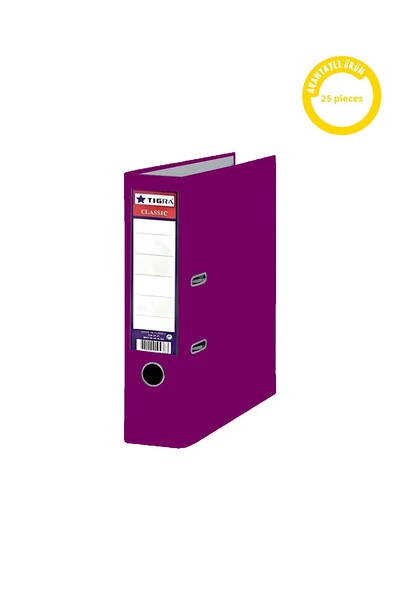 Tigra مجلد بلاستيكي كلاسيكي مكون من 25 مجلدًا واسعًا للمكتب