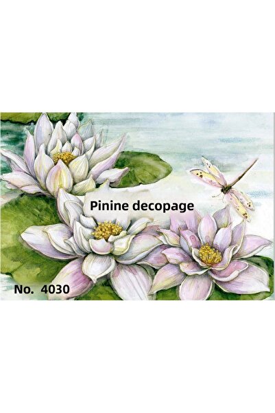 LİNEART Lineart Brass Decopage Paper 29X42 No:L4030