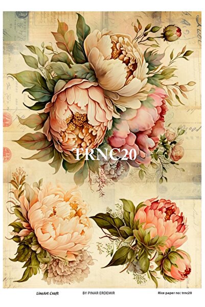 LİNEART ورق ديكوباج نحاسي رقم: TRNC20