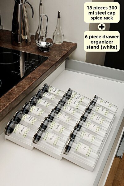 color house مرطبان بوروسيليليكات (زجاجي) سعة 300 مل - 18 قطعة من الأغطية الفو...