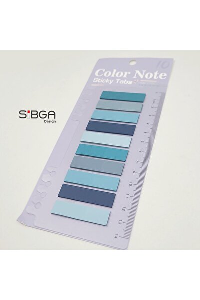 sibga tasarım ورق ملاحظات ملون شفاف - 200 ورقة من ملصقات المرجعية