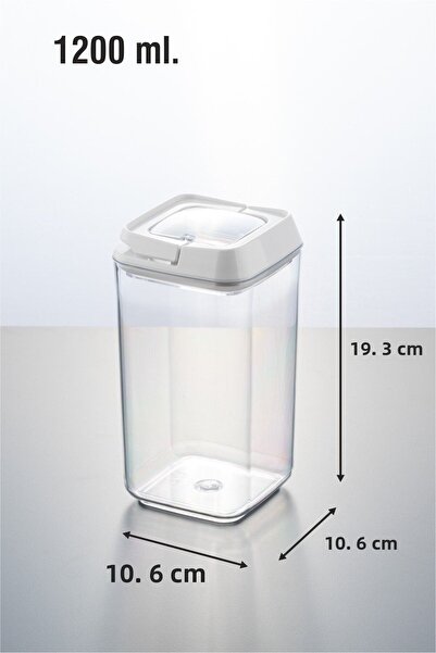 MYBOX Storage Container 9 Pieces Super Vacuum White (Special Lid), Food Container