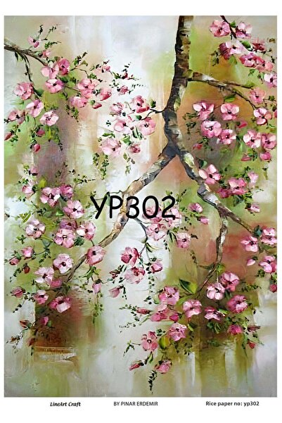 LİNEART Lineart Adhesive Brass Decopage Paper 29X42 No:Yp302