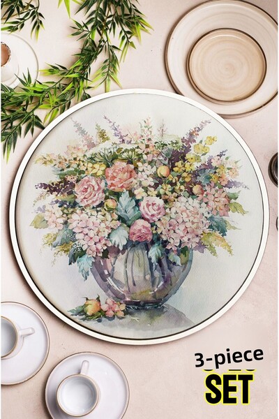 kutuTR Wooden Mdf Coffee Presentation Tray