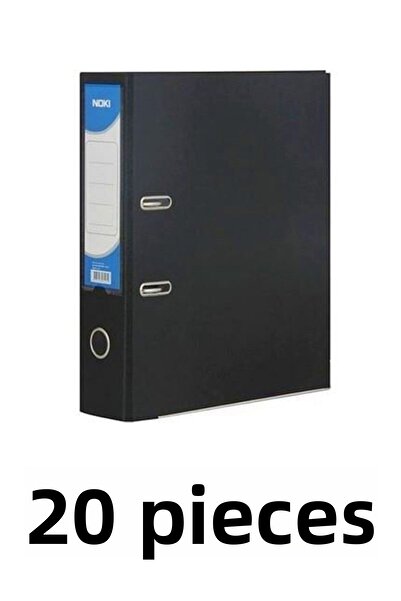 Noki 20 Μαύροι φαρδύις πλαστικοί φάκελοι