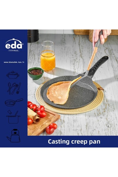 Eda Granite Cast Crepe Pan 26cm