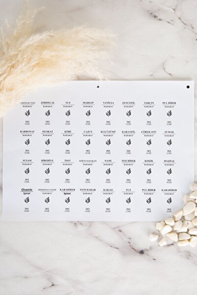 DNS HOME 12-Piece Gold Metal Lid Square Glass Jar Storage Set Spice Labeled Spice Jar Set 720 ml