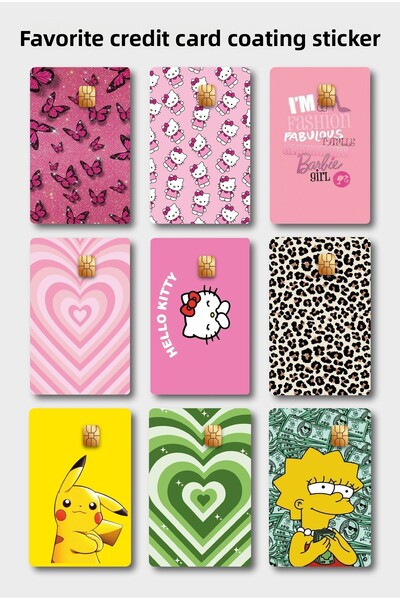 ByMeyla 9 bucăți Karma New Series Cele mai bine plăcute autocolante de placar...