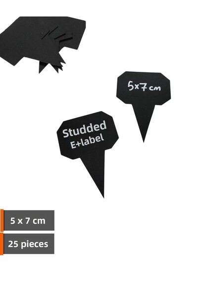 Şeffaf Etiket Αφαιρούμενη Μαύρη Ετικέτα Μπακλαβά Ετικέτα Γλυκού Ετικέτα με κα...